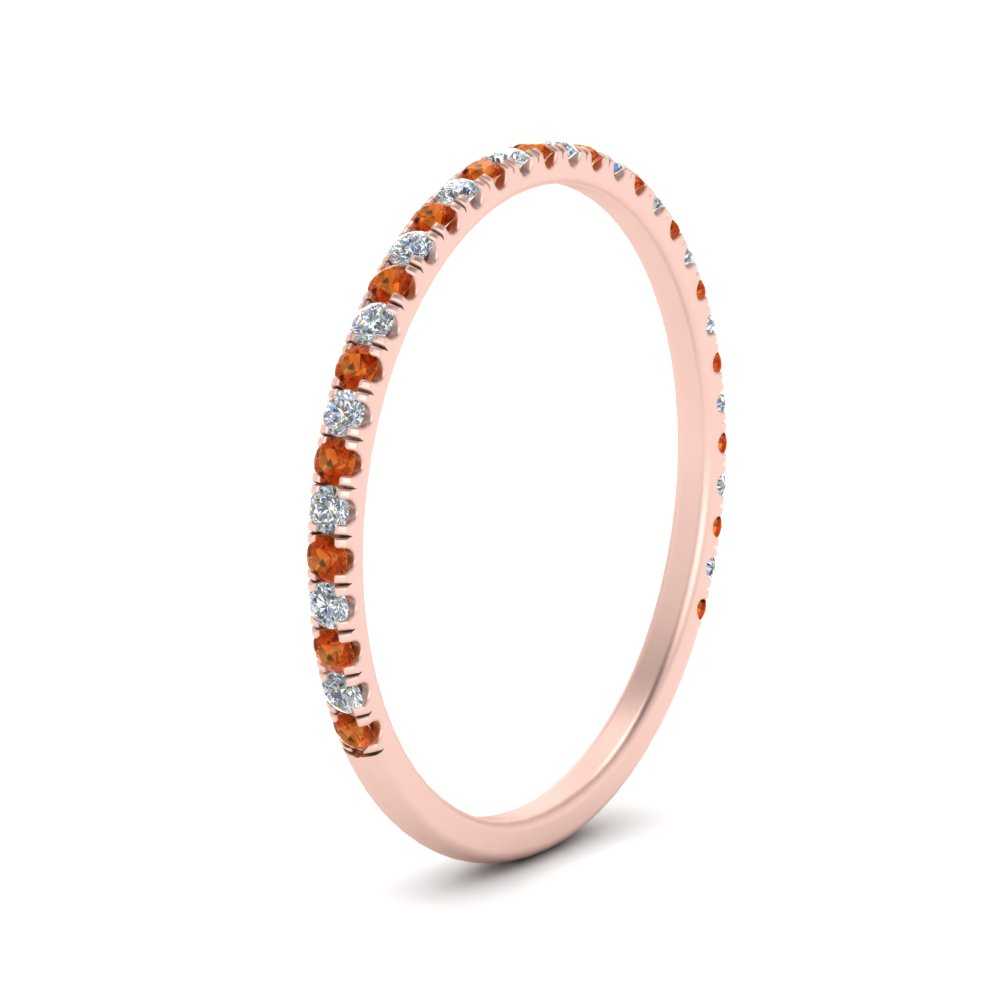 half-eternity-stackable-diamond-wedding-ring-with-orange-sapphire-in-FD67818BGSAOR-NL-RG