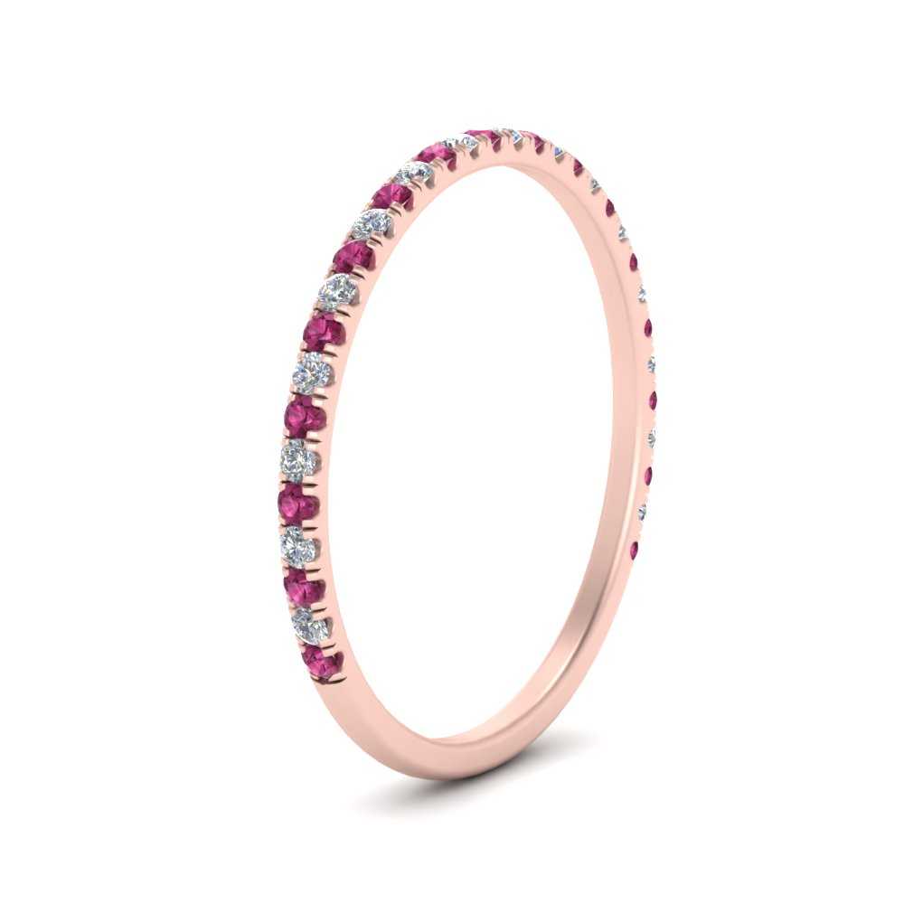 half-eternity-stackable-diamond-wedding-ring-with-pink-sapphire-in-FD67818BGSADRPI-NL-RG