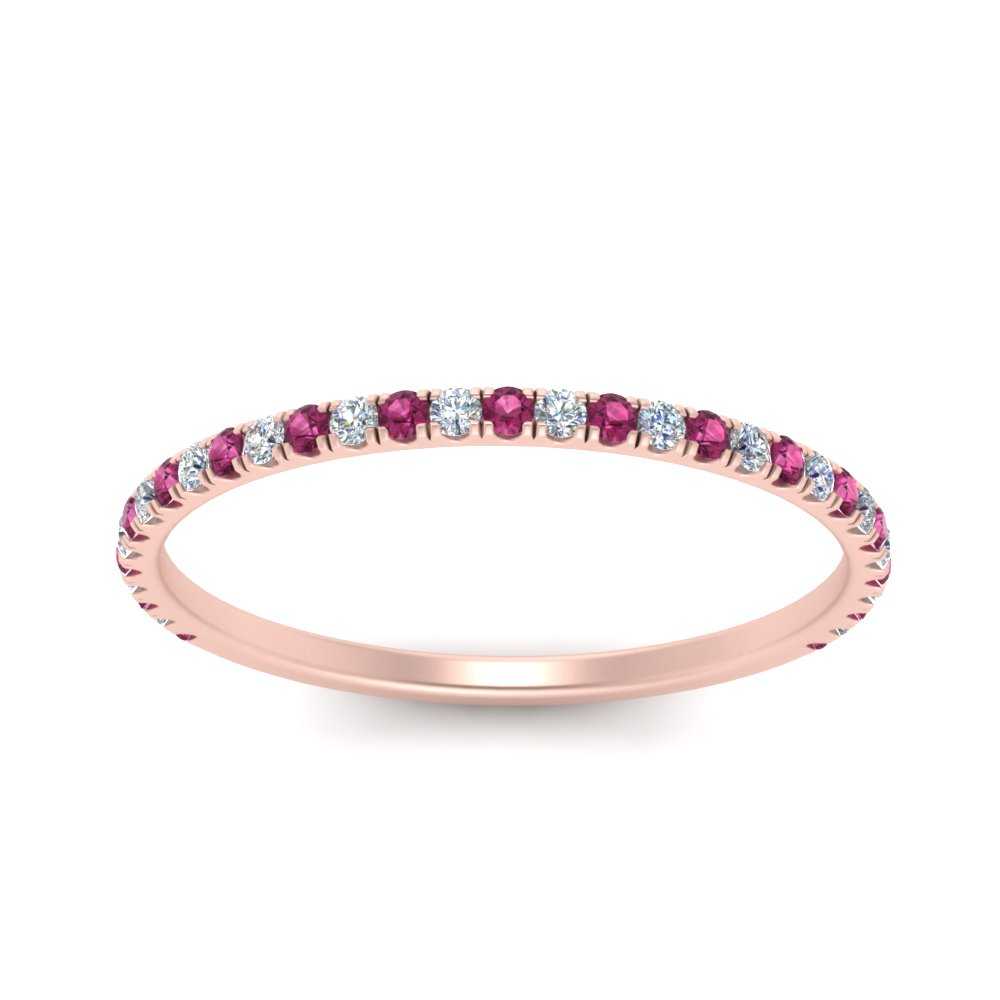 half-eternity-stackable-diamond-wedding-ring-with-pink-sapphire-in-FD67818BGSADRPI-NL-RG