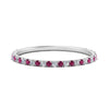 Load image into Gallery viewer, half-eternity-stackable-diamond-wedding-ring-with-pink-sapphire-in-FD67818BGSADRPI-NL-WG