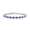 Load image into Gallery viewer, half-eternity-stackable-diamond-wedding-ring-with-purple-topaz-in-FD67818BGVITO-NL-WG