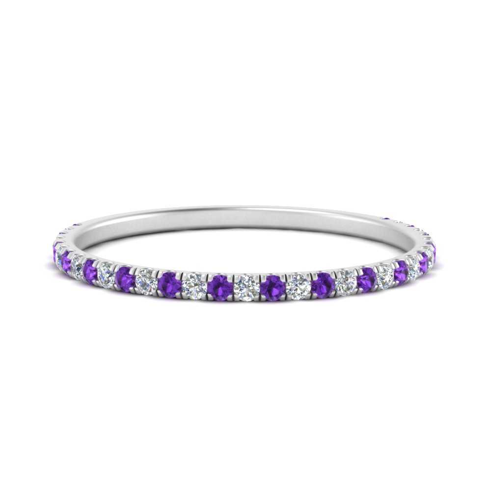 half-eternity-stackable-diamond-wedding-ring-with-purple-topaz-in-FD67818BGVITO-NL-WG