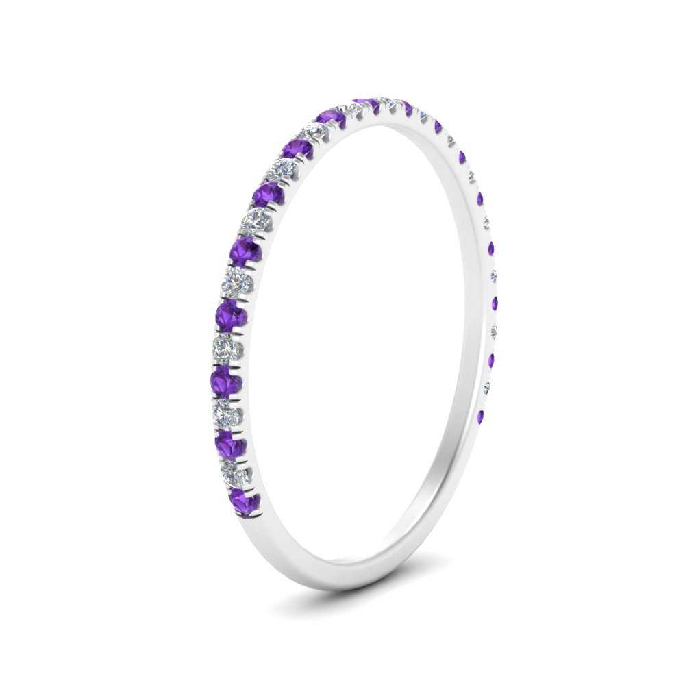 half-eternity-stackable-diamond-wedding-ring-with-purple-topaz-in-FD67818BGVITO-NL-WG