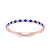 Load image into Gallery viewer, half-eternity-stackable-diamond-wedding-ring-with-sapphire-in-FD67818BGSABL-NL-RG