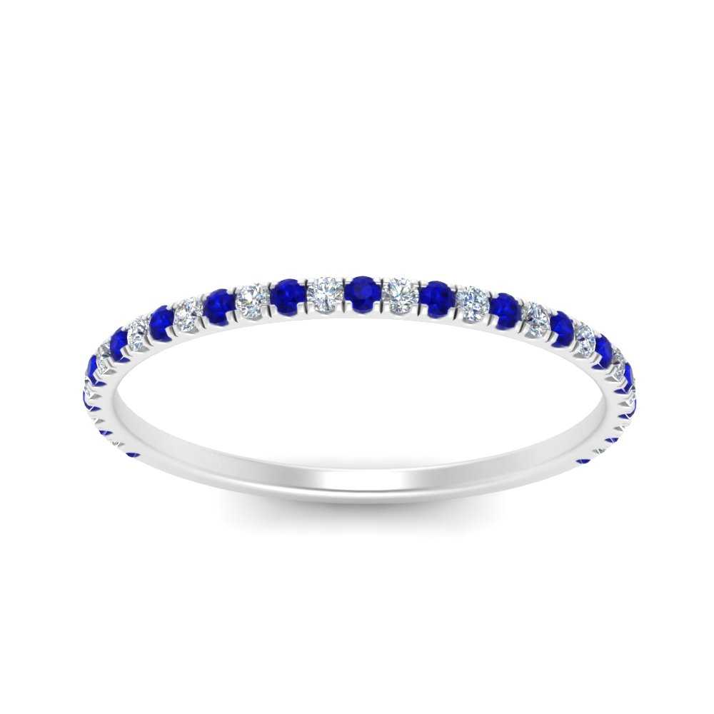 half-eternity-stackable-diamond-wedding-ring-with-sapphire-in-FD67818BGSABL-NL-WG