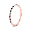 Load image into Gallery viewer, half-eternity-stackable-wedding-ring-with-black-diamond-in-FD67818BGBLACK-NL-RG