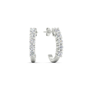 Half Huggie Hoop Earring