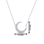 Load image into Gallery viewer, half-moon-necklace-diamond-pendant-in-platinum-FDPD9197ANGLE1-NL-WG