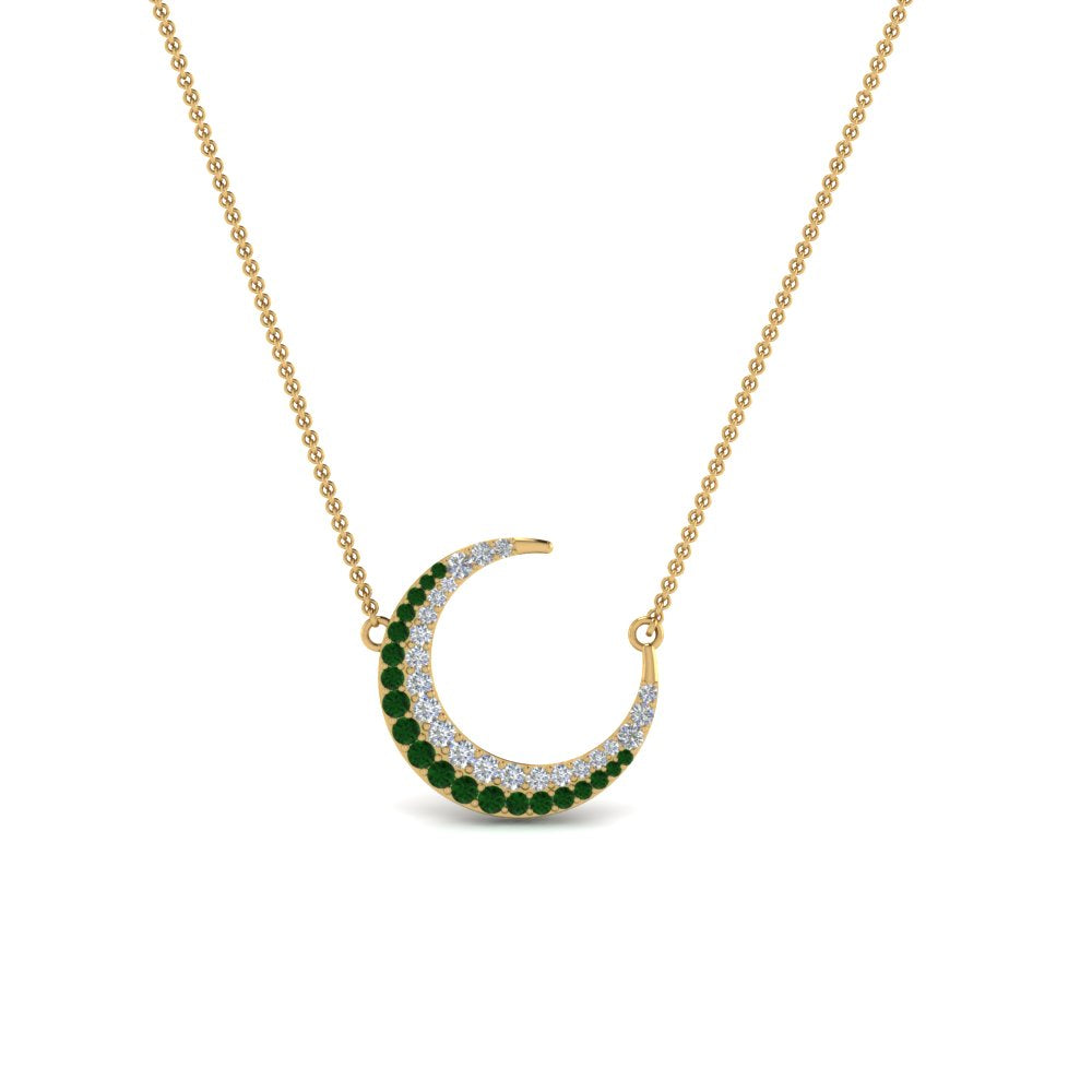 half-moon-necklace-diamond-pendant-with-emerald-in-FDPD9197GEMGRANGLE1-NL-YG