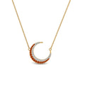 Thumbnail 75 - half-moon-necklace-diamond-pendant-with-orange-sapphire-in-FDPD9197GSAORANGLE1-NL-YG