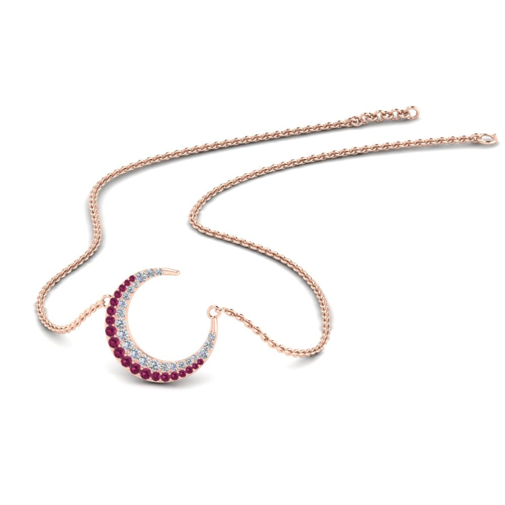 half-moon-necklace-diamond-pendant-with-pink-sapphire-in-FDPD9197GSADRPIANGLE1-NL-RG