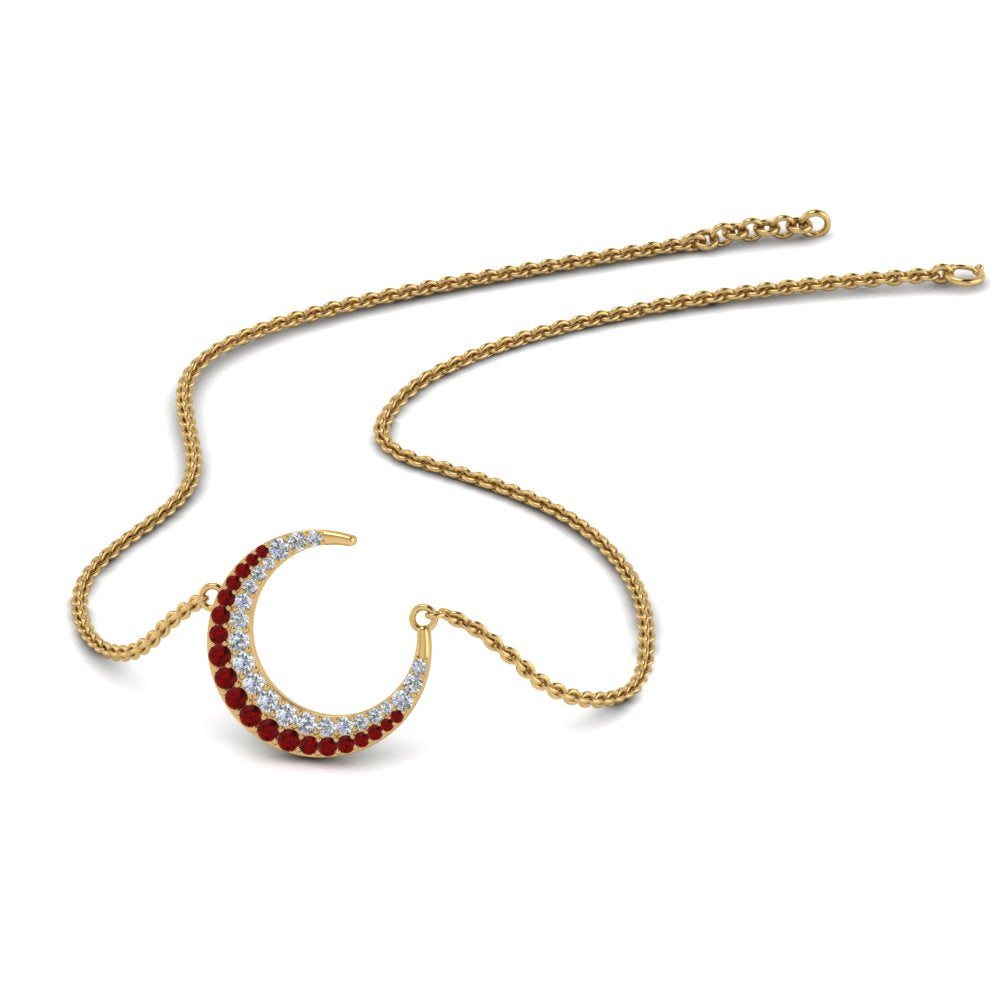 half-moon-necklace-diamond-pendant-with-ruby-in-FDPD9197GRUDRANGLE1-NL-YG