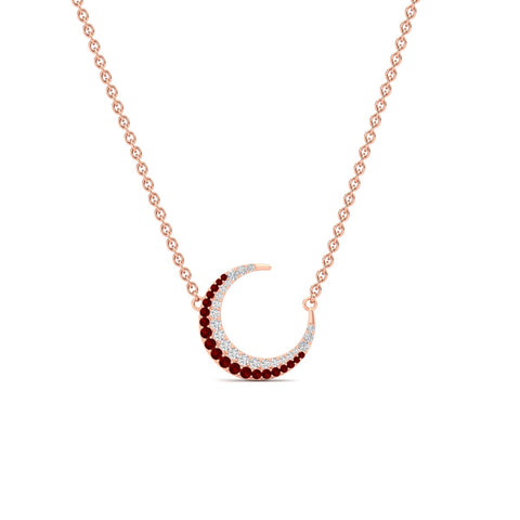 Moon Pendant Necklace