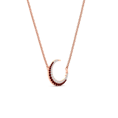 Moon Pendant Necklace