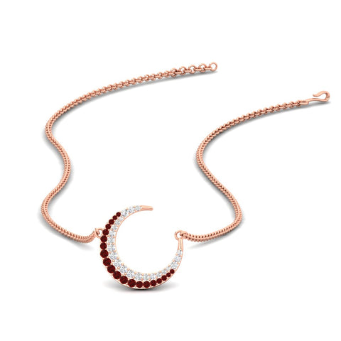 Moon Pendant Necklace