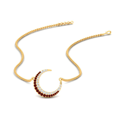 Moon Pendant Necklace