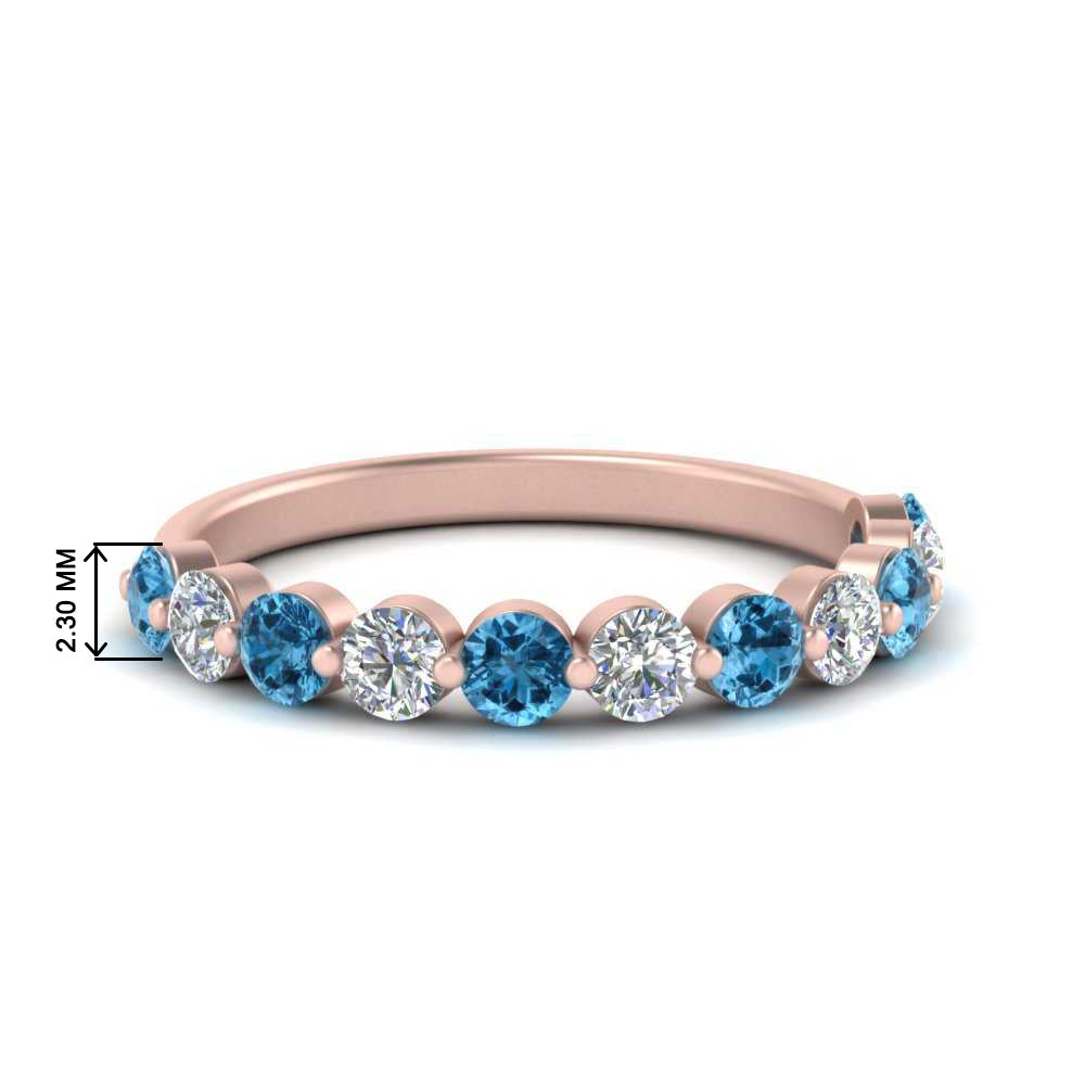 half-way-single-prong-diamond-wedding-band-ring-with-blue-topaz-in-rose-gold-FD9478B(0.75ct)GICBLTO-NL-RG
