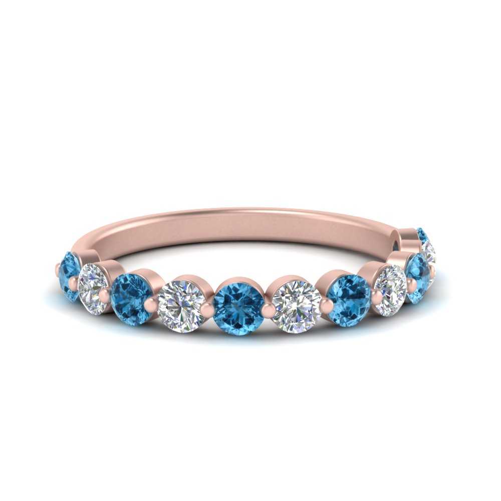 half-way-single-prong-diamond-wedding-band-ring-with-blue-topaz-in-rose-gold-FD9478B(0.75ct)GICBLTO-NL-RG