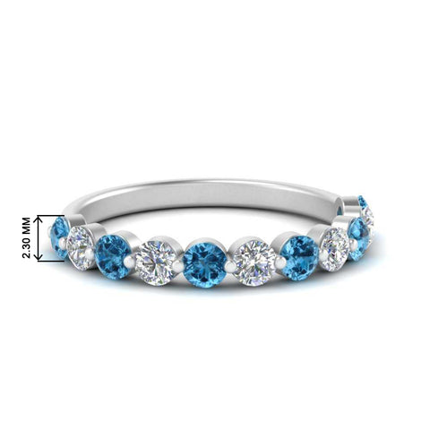 half-way-single-prong-diamond-wedding-band-ring-with-blue-topaz-in-white-gold-FD9478B(0.75ct)GICBLTO-NL-WG