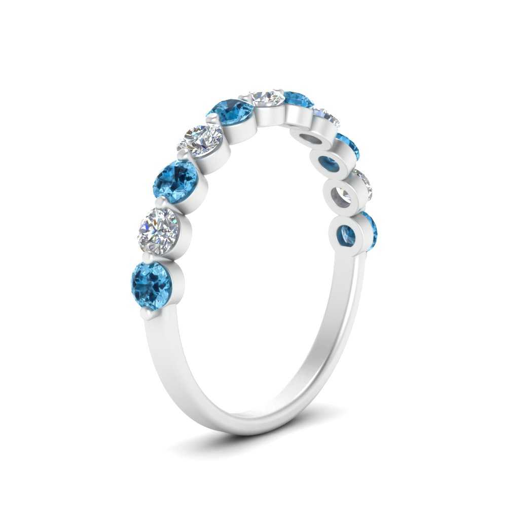 half-way-single-prong-diamond-wedding-band-ring-with-blue-topaz-in-white-gold-FD9478B(0.75ct)GICBLTO-NL-WG