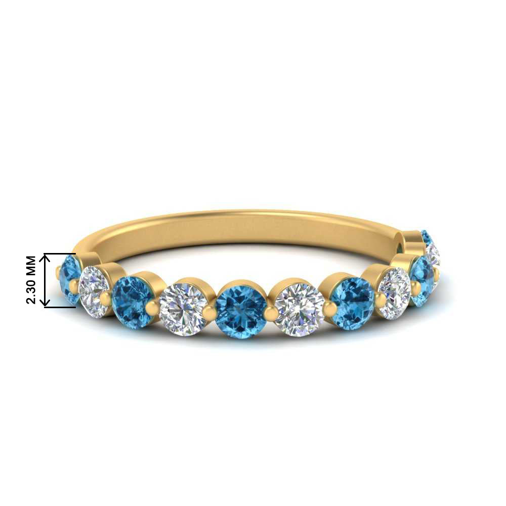 half-way-single-prong-diamond-wedding-band-ring-with-blue-topaz-in-yellow-gold-FD9478B(0.75ct)GICBLTO-NL-YG