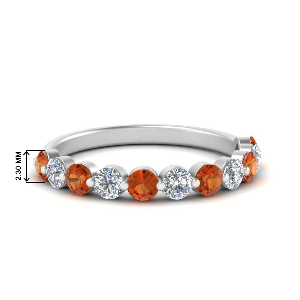 half-way-single-prong-diamond-wedding-band-ring-with-orange-sapphire-in-white-gold-FD9478B(0.75ct)GSAOR-NL-WG