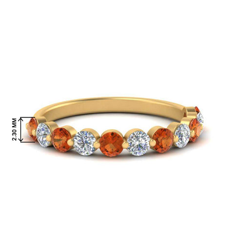half-way-single-prong-diamond-wedding-band-ring-with-orange-sapphire-in-yellow-gold-FD9478B(0.75ct)GSAOR-NL-YG