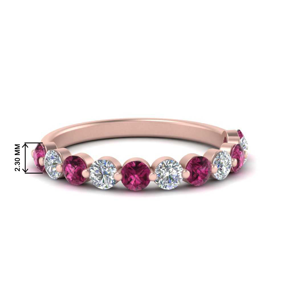 half-way-single-prong-diamond-wedding-band-ring-with-pink-sapphire-in-rose-gold-FD9478B(0.75ct)GSADRPI-NL-RG