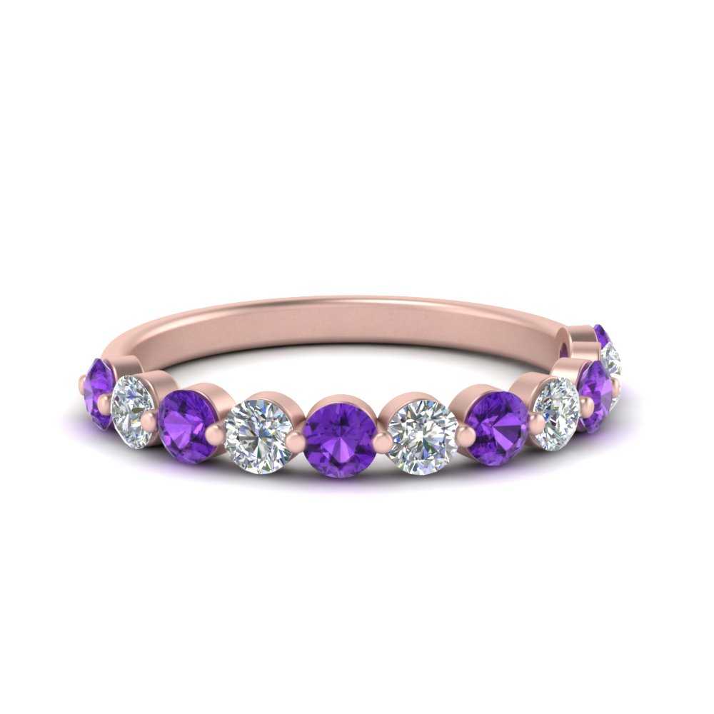half-way-single-prong-diamond-wedding-band-ring-with-purple-topaz-in-rose-gold-FD9478B(0.75ct)GVITO-NL-RG