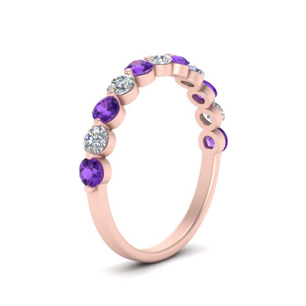 half-way-single-prong-diamond-wedding-band-ring-with-purple-topaz-in-rose-gold-FD9478B(0.75ct)GVITO-NL-RG