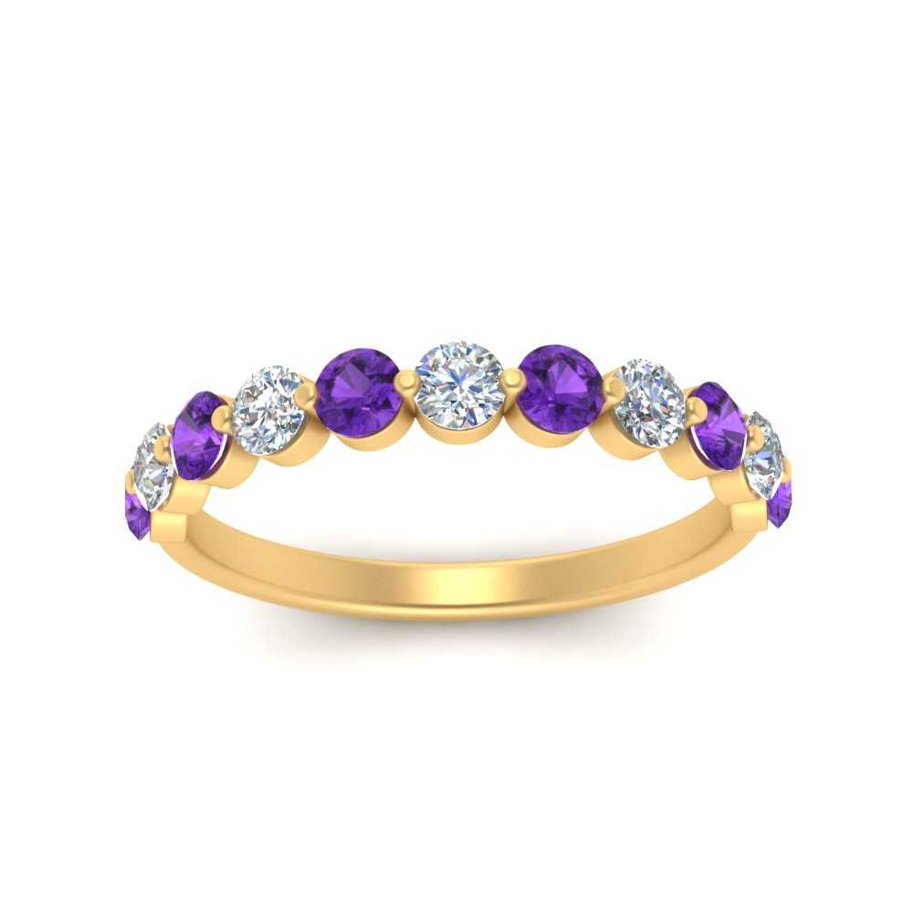 half-way-single-prong-diamond-wedding-band-ring-with-purple-topaz-in-yellow-gold-FD9478B(0.75ct)GVITO-NL-YG