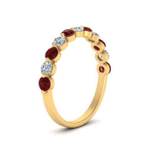half-way-single-prong-diamond-wedding-band-ring-with-ruby-in-yellow-gold-FD9478B(0.75ct)GRUDR-NL-YG