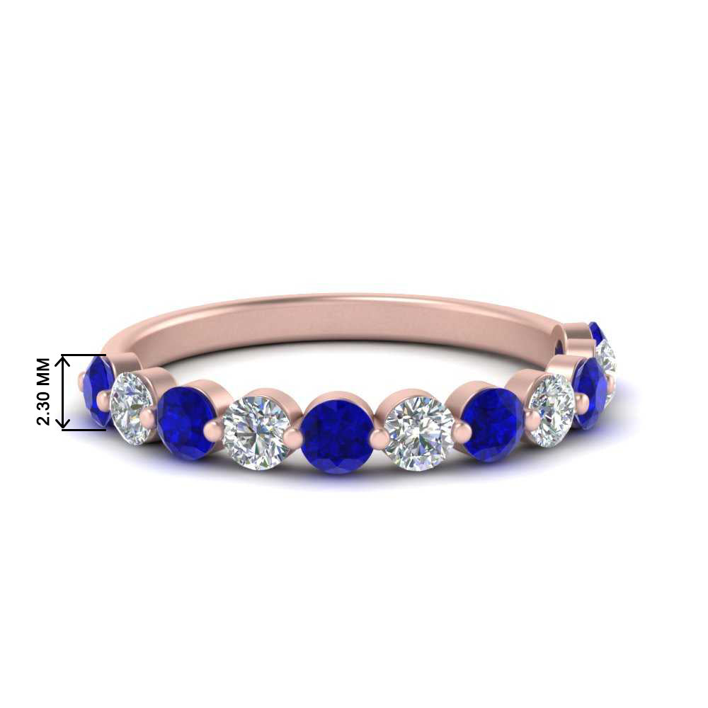 half-way-single-prong-diamond-wedding-band-ring-with-sapphire-in-rose-gold-FD9478B(0.75ct)GSABL-NL-RG