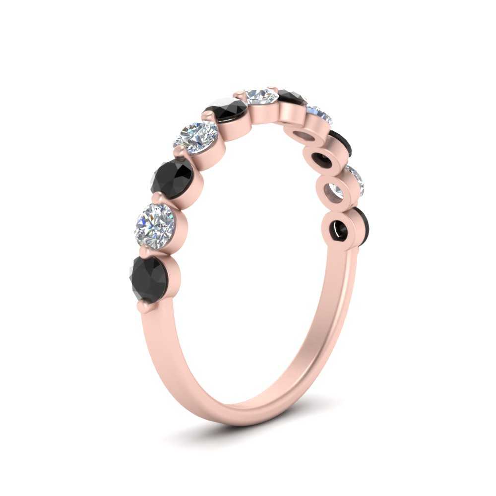 half-way-single-prong-wedding-band-ring-with-black-diamond-in-rose-gold-FD9478B(0.75ct)GBLACK-NL-RG