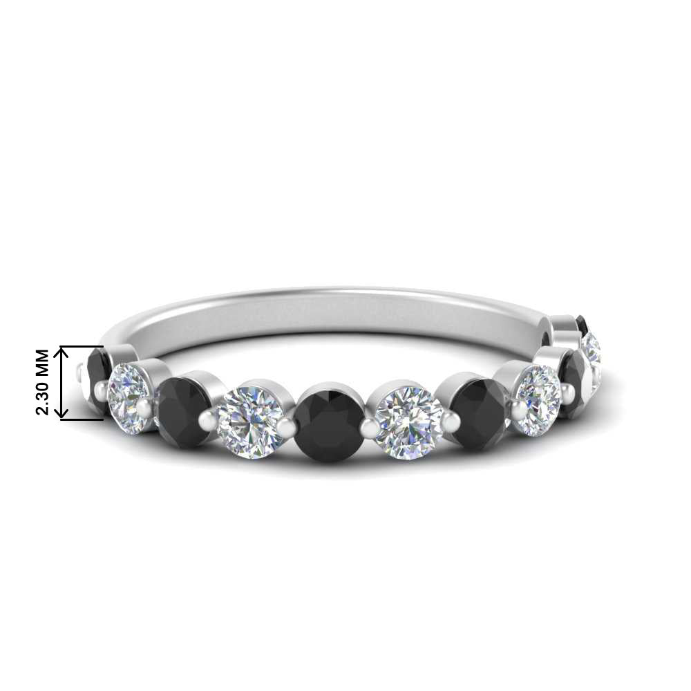 half-way-single-prong-wedding-band-ring-with-black-diamond-in-white-gold-FD9478B(0.75ct)GBLACK-NL-WG