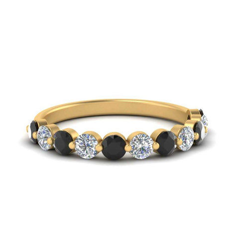 half-way-single-prong-wedding-band-ring-with-black-diamond-in-yellow-gold-FD9478B(0.75ct)GBLACK-NL-YG