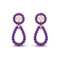 Thumbnail 83 - halo-and-pave-purple-topaz-chandelier-earring-jackets-in-rose-gold-FDEAR85763GVITOANGLE2-NL-RG-GS.jpg