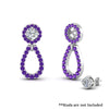 Load image into Gallery viewer, halo-and-pave-purple-topaz-chandelier-earring-jackets-in-white-gold-FDEAR85763GVITOANGLE2-NL-WG-GS.jpg