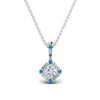 Load image into Gallery viewer, halo-baguette-with-round-diamond-pendant-with-blue-topaz-in-FDPD242GICBLTO-NL-WG