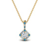 Load image into Gallery viewer, halo-baguette-with-round-diamond-pendant-with-blue-topaz-in-FDPD242GICBLTO-NL-YG