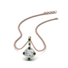 Load image into Gallery viewer, halo-baguette-with-round-diamond-pendant-with-emerald-in-FDPD242GEMGR-NL-RG