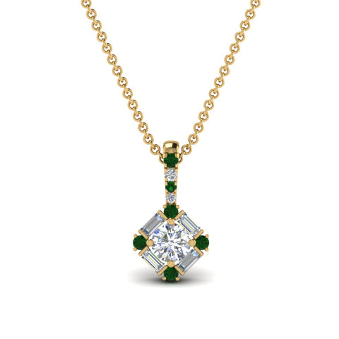 halo-baguette-with-round-diamond-pendant-with-emerald-in-FDPD242GEMGR-NL-YG