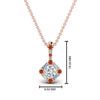 Load image into Gallery viewer, halo-baguette-with-round-diamond-pendant-with-orange-sapphire-in-FDPD242GSAOR-NL-RG