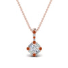 Load image into Gallery viewer, halo-baguette-with-round-diamond-pendant-with-orange-sapphire-in-FDPD242GSAOR-NL-RG