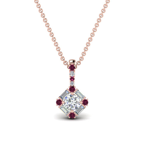 halo-baguette-with-round-diamond-pendant-with-pink-sapphire-in-FDPD242GSADRPI-NL-RG