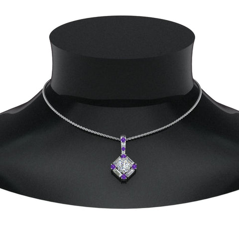 halo-baguette-with-round-diamond-pendant-with-purple-topaz-in-FDPD242GVITO-NL-WG