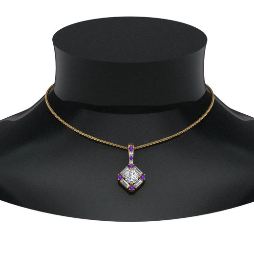halo-baguette-with-round-diamond-pendant-with-purple-topaz-in-FDPD242GVITO-NL-YG