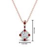 Load image into Gallery viewer, halo-baguette-with-round-diamond-pendant-with-ruby-in-FDPD242GRUDR-NL-RG