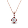 Load image into Gallery viewer, halo-baguette-with-round-diamond-pendant-with-ruby-in-FDPD242GRUDR-NL-RG
