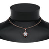 Load image into Gallery viewer, halo-baguette-with-round-diamond-pendant-with-ruby-in-FDPD242GRUDR-NL-RG